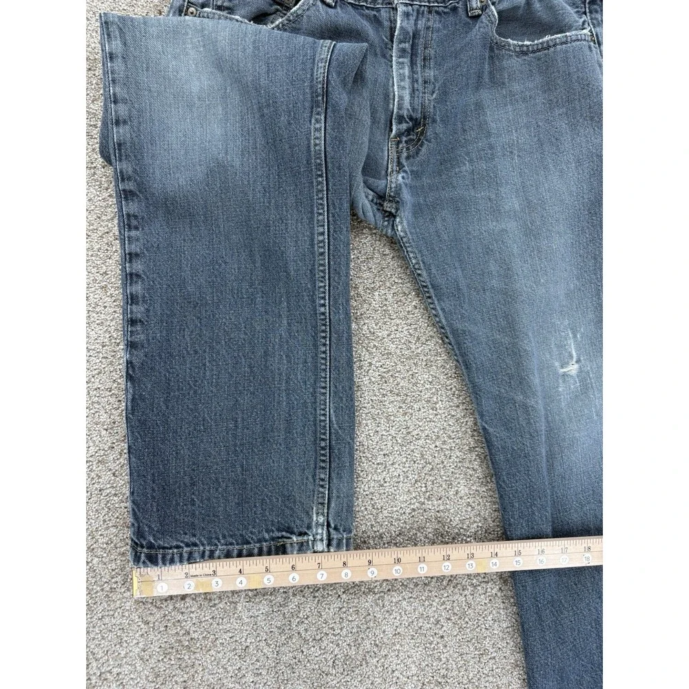 Levis 559 Jeans Mens 36x31* Blue Relaxed Straight Workwear Loose Soft Distressed